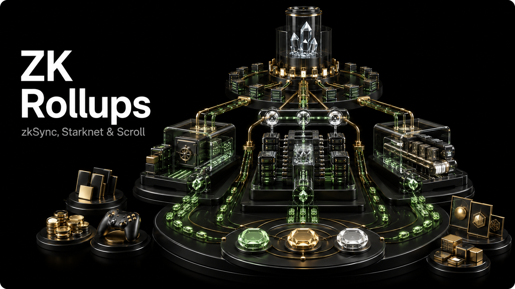 ZK-Rollups Explained: zkSync, StarkNet, and Scroll